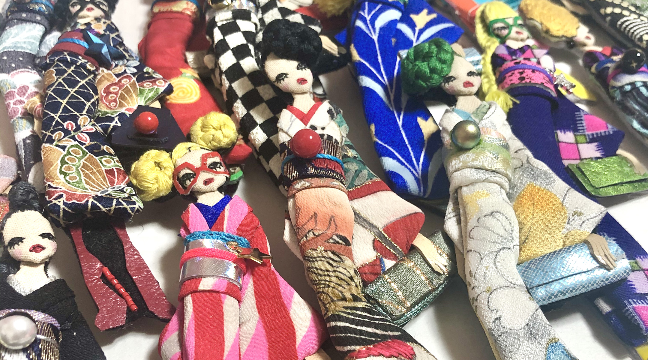 オーダーメイドアクセサリー,オリジナルドール,着物,洋服,リメイク,ドールチャーム